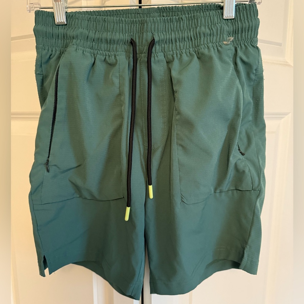 Avalanche Men's Teal Athletic Shorts with Black Drawstring